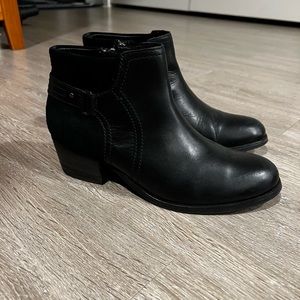Clark’s Black Leather booties